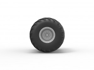 Monster Jam Double Wheel Scale 1 to 25 Model do druku 3D