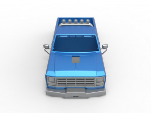 Shell of vintage Monster Truck Version 3 Scale 1 to 25 3Dプリントモデル