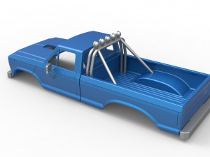 Shell of vintage Monster Truck Version 3 Scale 1 to 25 3Dプリントモデル