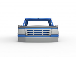 Shell of vintage Monster Truck Version 4 Scale 1 to 25 3D-printmodel