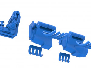 Engine 2 V8 Version 6 Scale 1 to 25 3D Print Model
