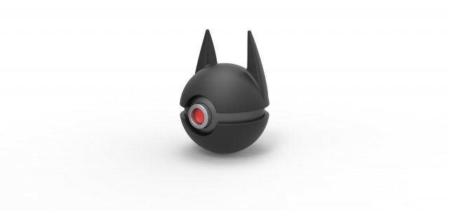Batman orb Version 2 3D-Druckmodell .c4d .max .obj .3ds .fbx .stl .blend 