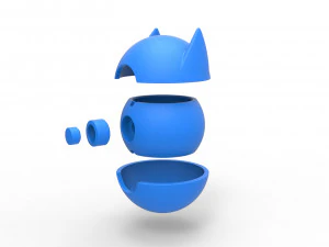 Bat orb Version 3 3D Print Model