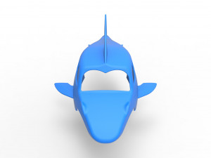 Shark shell for monster truck Scale 1 to 25 3D Baskı Modeli