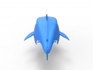 Shark shell for monster truck Scale 1 to 25 3D Baskı Modeli