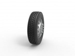 10 Hole front wheel of old school truck Scale 1 to 25 3D 打印模型