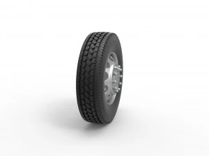 10 Hole front wheel of old school truck Scale 1 to 25 3D Print Model