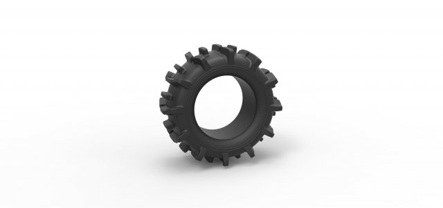 Offroad tire 84 Scale 1 to 25 3D-Druckmodell .c4d .max .obj .3ds .fbx .stl .blend 
