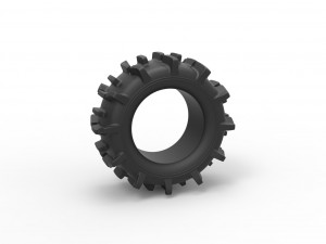 Offroad tire 84 Scale 1 to 25 Model do druku 3D