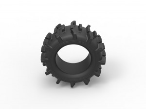 Offroad tire 84 Scale 1 to 25 3D-Druckmodell