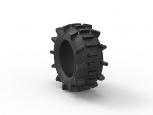 Offroad tire 84 Scale 1 to 25 3D-Druckmodell