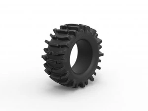 Offroad tire 85 Scale 1 to 25 3D Print Model