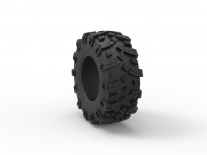 Offroad tire 86 Scale 1 to 25 3D प्रिंट मॉडल