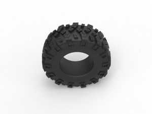 Offroad tire 86 Scale 1 to 25 3D प्रिंट मॉडल