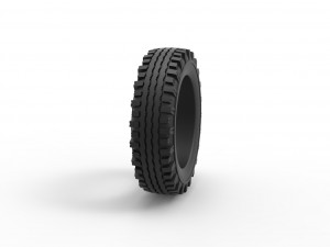 Military tire 12 Scale 1 to 25 Modelo de Impressão 3D