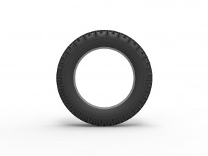 Military tire 12 Scale 1 to 25 Modelo de Impressão 3D