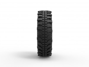 Offroad tire 87 Scale 1 to 25 3D Print Model