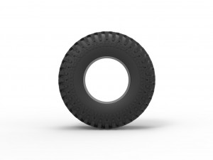 Offroad tire 88 Scale 1 to 25 Modello di stampa 3D