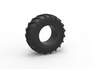 Offroad tire 89 Scale 1 to 25 Modelo de Impressão 3D