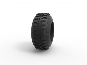 Offroad tire 92 Scale 1 to 25 3Dプリントモデル