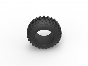 Offroad tire 92 Scale 1 to 25 3Dプリントモデル