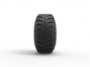 Offroad tire 93 Scale 1 to 25 3D Print Model