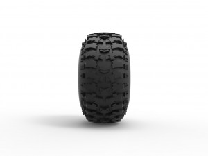 Offroad tire 94 Scale 1 to 25 3D-Druckmodell