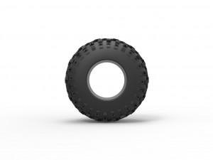 Offroad tire 94 Scale 1 to 25 3D-Druckmodell