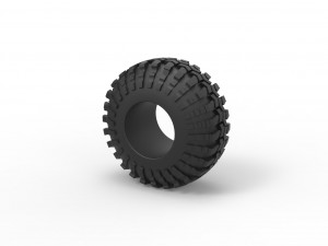 Offroad tire 95 Scale 1 to 25 3D Принт Модель