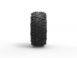Offroad tire 98 Scale 1 to 25 3D Baskı Modeli
