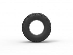 Offroad tire 98 Scale 1 to 25 3D Baskı Modeli