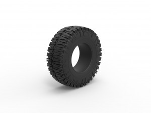 Offroad tire 100 Scale 1 to 25 3D 프린트 모델