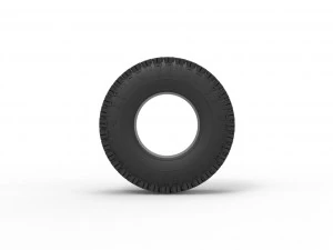 Offroad tire 100 Scale 1 to 25 3D Print Model