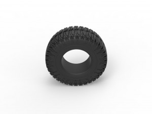 Offroad tire 100 Scale 1 to 25 3D 프린트 모델