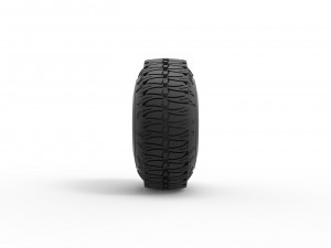 Offroad tire 101 Scale 1 to 25 3D-Druckmodell
