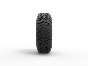 Offroad tire 102 Scale 1 to 25 3D 프린트 모델