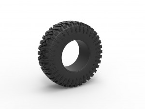 Offroad tire 103 Scale 1 to 25 Modelo de Impressão 3D