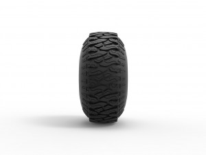 Offroad tire 104 Scale 1 to 25 Modello di stampa 3D