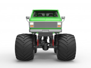 Monster Truck Van Scale 1 to 25 Modello di stampa 3D