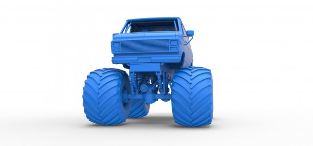Diecast Monster Truck Van Scale 1 to 25 Modello di stampa 3D in Veicoli  3DExport