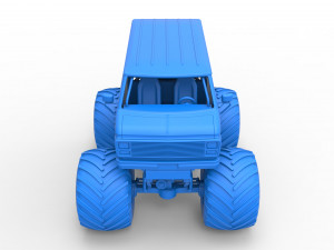 Monster Truck Van Scale 1 to 25 Modello di stampa 3D