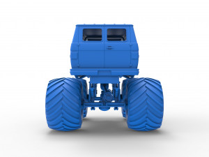 Monster Truck Van Scale 1 to 25 Modello di stampa 3D