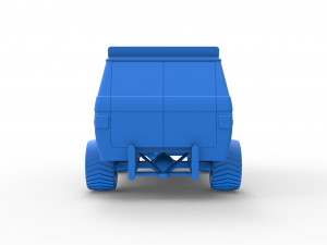 Pulling van 4wd Scale 1 to 25 3D 프린트 모델