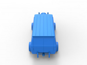 Pulling van 4wd Scale 1 to 25 3D 프린트 모델