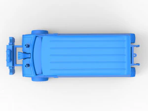 Pulling van 4wd Version 2 Scale 1 to 25 3D Print Model