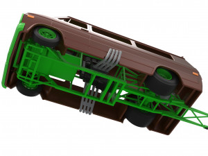 Dragster Van Scale 1 to 25 3D Принт Модель