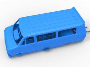 Dragster Van Scale 1 to 25 3D Принт Модель