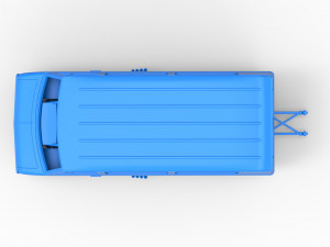 Dragster Van Scale 1 to 25 3D Принт Модель