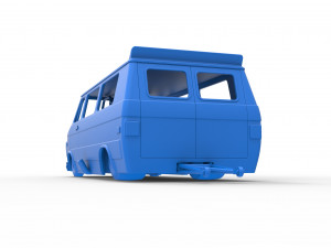 Dragster Van Scale 1 to 25 3D Принт Модель