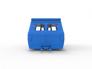 Dragster Van Scale 1 to 25 3D Принт Модель